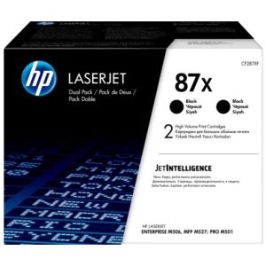 Toner HP CF287XD (87XD), dvojbalení, černá (black), originál