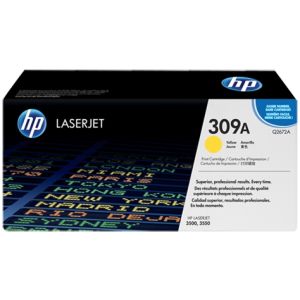 Toner HP Q2672A (309A), žlutá (yellow), originál