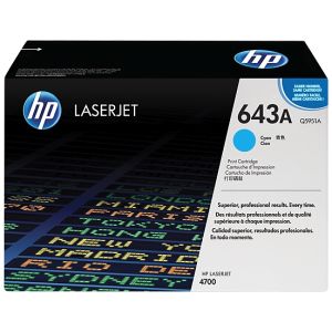 Toner HP Q5951A (643A), azurová (cyan), originál