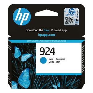 Cartridge HP 924, 4K0U3NE, azurová (cyan), originál