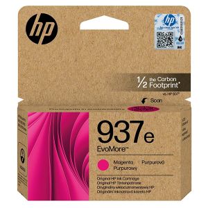 Cartridge HP 937e, 4S6W7NE, purpurová (magenta), originál