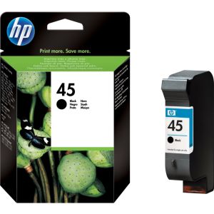 Cartridge HP 45 (51645AE), černá (black), originál