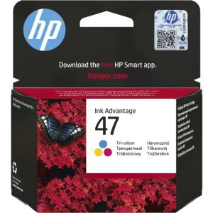 Cartridge HP 47, 6ZD61AE, barevná (tricolor), originál