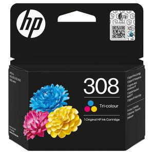 Cartridge HP 308, 7FP20UE, barevná (tricolor), originál