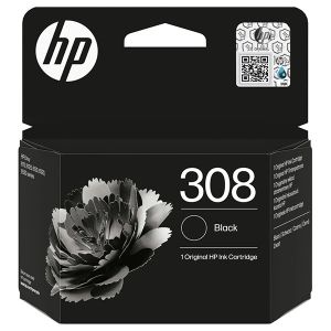 Cartridge HP 308, 7FP21UE, černá (black), originál