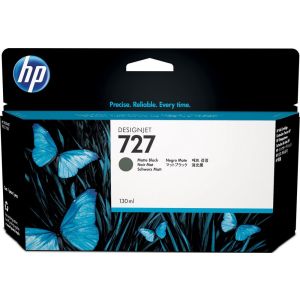 Cartridge HP 727, B3P22A, matná černá (matte black), originál