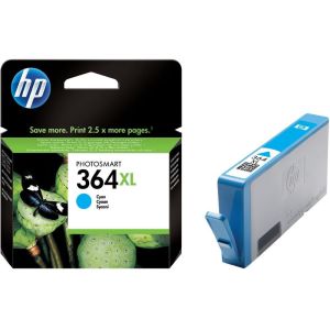 Cartridge HP 364 XL (CB323EE), azurová (cyan), originál