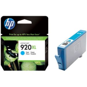 Cartridge HP 920 XL (CD972AE), azurová (cyan), originál