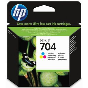 Cartridge HP 704, CN693AE, barevná (tricolor), originál