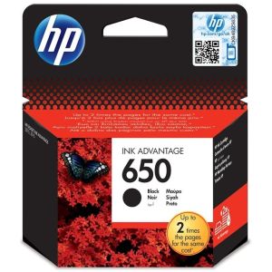 Cartridge HP 650 (CZ101AE), černá (black), originál