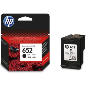 Cartridge HP 652 (F6V25AE), černá (black), originál