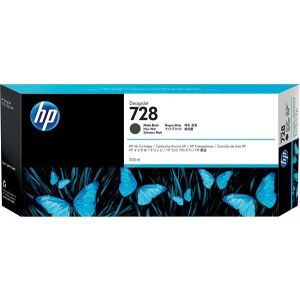 Cartridge HP 728, F9J68A, matná černá (matte black), originál