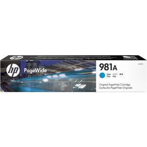 Cartridge HP 981A, J3M68A, azurová (cyan), originál