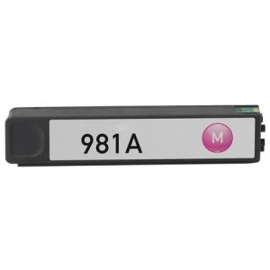 Cartridge HP 981A, J3M69A, purpurová (magenta), alternativní