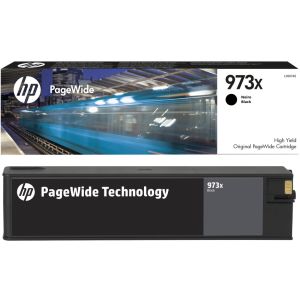 Cartridge HP 973X, L0S07AE, černá (black), originál