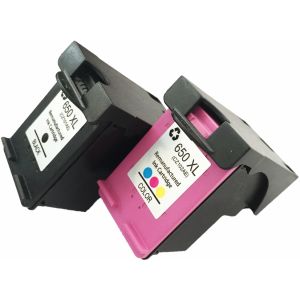 Cartridge HP 650 XL (CZ101AE + CZ102AE), černá, barevná, dvojbalení, multipack, alternativní