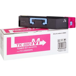 Toner Kyocera TK-880M, 1T02KABNL0, purpurová (magenta), originál