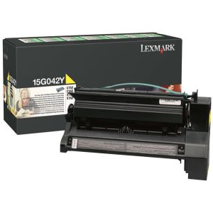 Toner Lexmark 15G042Y (C752,C762), žlutá (yellow), originál