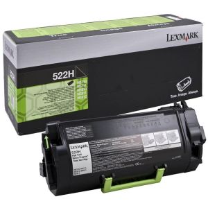 Toner Lexmark 522H, 52D2H00 (MS810, MS811, MS812), černá (black), originál