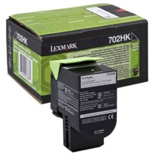 Toner Lexmark 702HK, 70C2HC0 (CS310, CS410, CS510), černá (black), originál