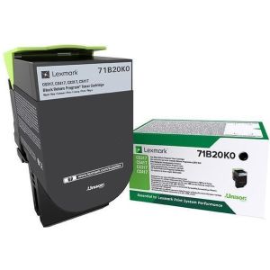 Toner Lexmark 71B20K0 (CS317, CS417, CS517), černá (black), originál