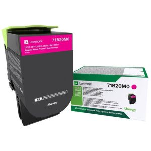 Toner Lexmark 71B20M0 (CS317, CS417, CS517), purpurová (magenta), originál