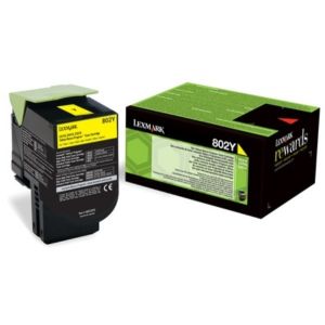 Toner Lexmark 802Y, 80C20Y0 (CX310, CX410, CX510), žlutá (yellow), originál