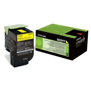 Toner Lexmark 802HY, 80C2HY0 (CX410, CX510), žlutá (yellow), originál