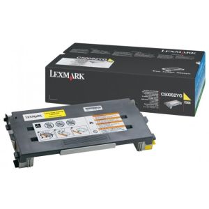 Toner Lexmark C500S2YG (C500n), žlutá (yellow), originál