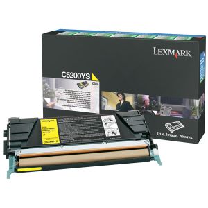 Toner Lexmark C5200YS (C530), žlutá (yellow), originál