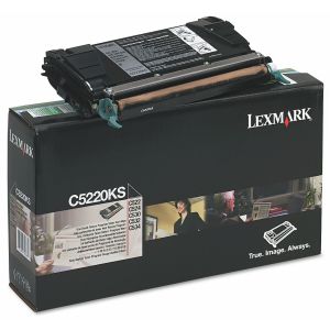 Toner Lexmark C5220KS (C522, C524, C530, C532, C534), černá (black), originál