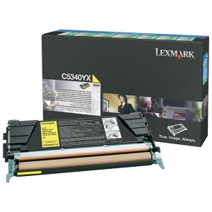 Toner Lexmark C5340YX (C534), žlutá (yellow), originál