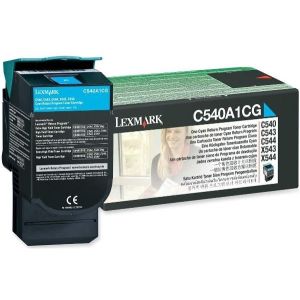 Toner Lexmark C540A1CG (C540, C543, C544, X543, X544), azurová (cyan), originál