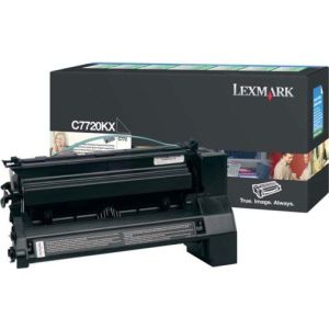 Toner Lexmark C7720KX (C772, X772), černá (black), originál