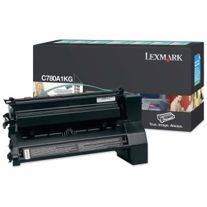 Toner Lexmark C780A1KG (C780, C782, X782), černá (black), originál