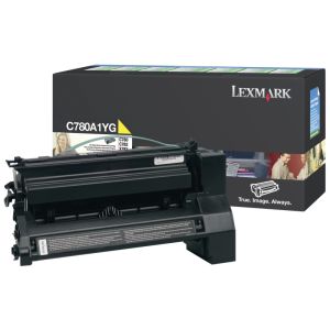 Toner Lexmark C780A1YG (C780, C782, X782), žlutá (yellow), originál