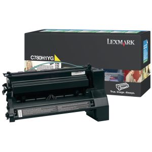 Toner Lexmark C780H1YG (C780, C782, X782), žlutá (yellow), originál