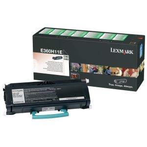 Toner Lexmark E360H11E (E360, E460), černá (black), originál