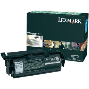 Toner Lexmark T650H11E (T650, T652, T654), černá (black), originál