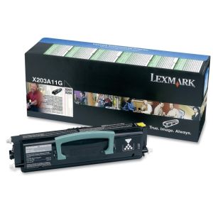 Toner Lexmark X203A11G (X203, X204), černá (black), originál