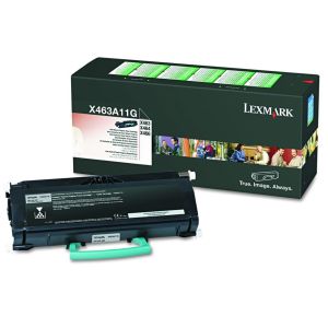 Toner Lexmark X463A11G (X463, X464, X466), černá (black), originál