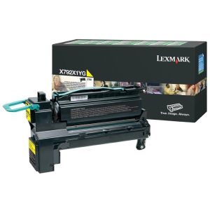 Toner Lexmark X792X1YG (X792), žlutá (yellow), originál