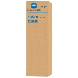 Toner Konica Minolta TN303B, 8937749, dvojbalení, černá (black), originál