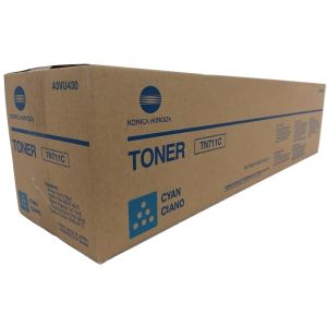 Toner Konica Minolta TN711C, A3VU450, azurová (cyan), originál