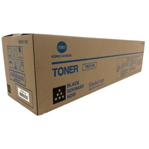 Toner Konica Minolta TN711K, A3VU150, černá (black), originál