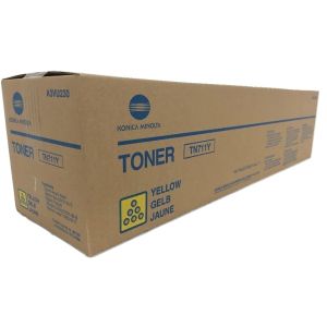 Toner Konica Minolta TN711Y, A3VU250, žlutá (yellow), originál