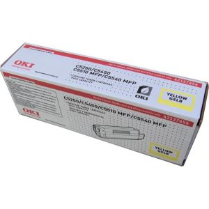 Toner OKI 42127454 (C5250, C5450, C5500, C5510, C5540), žlutá (yellow), originál