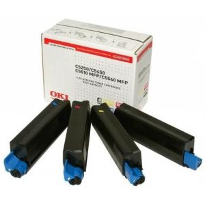 Toner OKI 42403006 (C5250, C5450, C5500, C5510, C5540), CMYK, čtyřbalení, multipack, originál