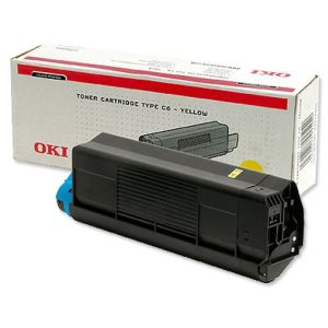 Toner OKI 42804513 (Type C6L, C3100), žlutá (yellow), originál