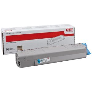 Toner OKI 44059255 (MC861), azurová (cyan), originál